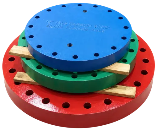 Test blind flanges